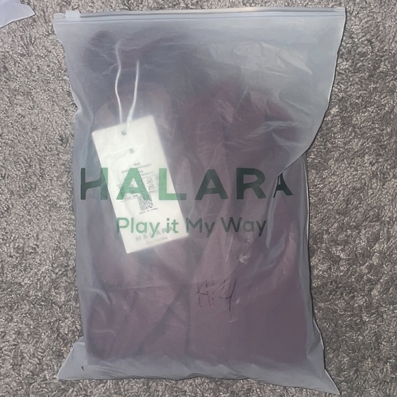 NWT HALARA Backless Cut Out Pocket Split Hem women’s Midi Dress small exercise - Picture 11 of 11